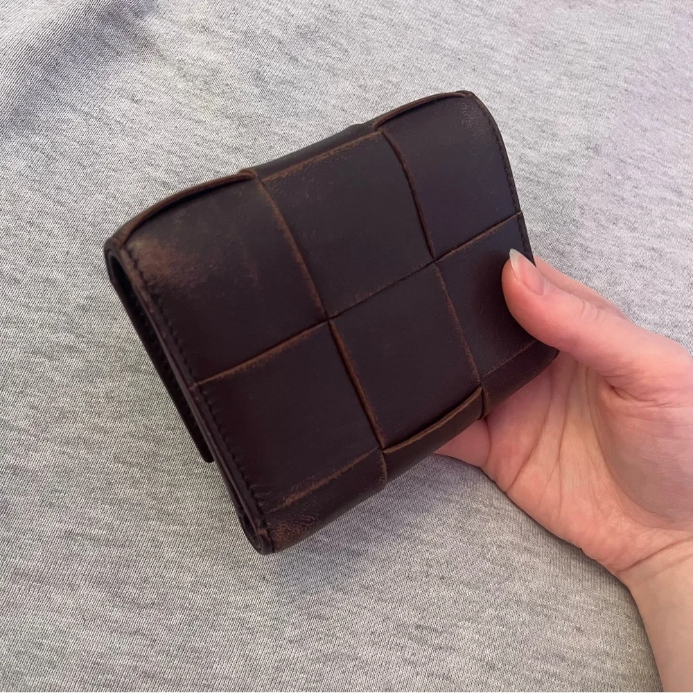 Bottega Veneta Cassette Tri-fold Wallet